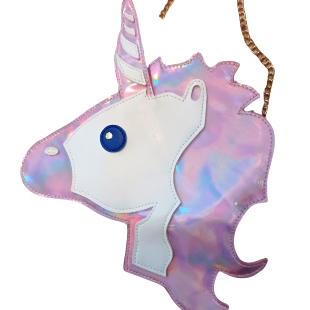 Unicorn Holographic Iridescent Purse by Olivia Miller